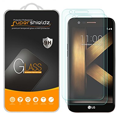 [2-Pack] Supershieldz For LG K20 Plus Tempered Glass Screen Protector, Anti-Scratch, Anti-Fingerprint, Bubble Free, Lifetime Replacement Warranty