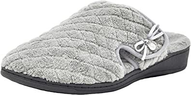 Vionic Women's Adilyn Slipper- Ladies Adjustable Slippers with Concealed Orthotic Arch Support