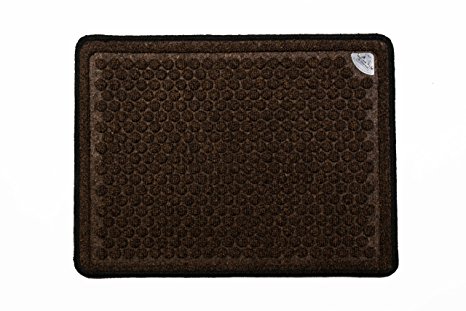 Dr. Doormat- An Antimicrobial Treated Doormat 18-Inch by 24-Inch, Chocolate Brown