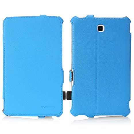 MoKo Samsung Galaxy Tab 3 7.0 Case - Slim-Fit Multi-angle Folio Cover Case for Galaxy Tab 3 7.0 inch SM-T2100 / SM-T2110 Android Tablet, BLUE (WILL NOT Fit Samsung Galaxy Tab 3 Lite 7 / Tab 4 7.0)