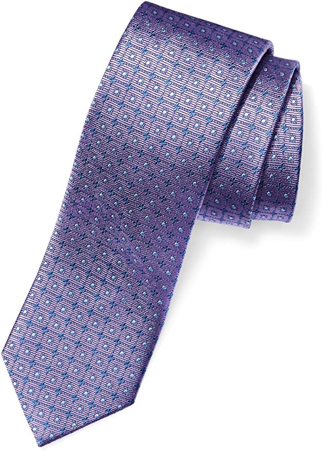 Amazon Brand - BUTTONED DOWN Men's Classic Silk 3" Necktie (27 Designs)