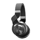 Bluedio T2 Bluetooth Wireless Stereo Headphones with Microphone 57mm Drivers 195 Rotary Folding  Hurricane Series Black