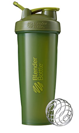 BlenderBottle Classic Loop Top Shaker Bottle, Moss Green, 32-Ounce Loop Top