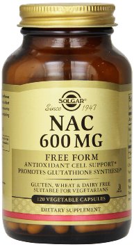 Solgar NAC 600 mg 120 Vegetable Capsules