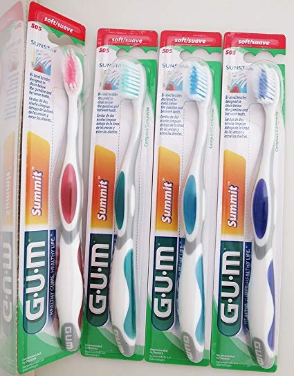 GUM 505 Summit Toothbrush - Soft (12 Pack) by Sunstar