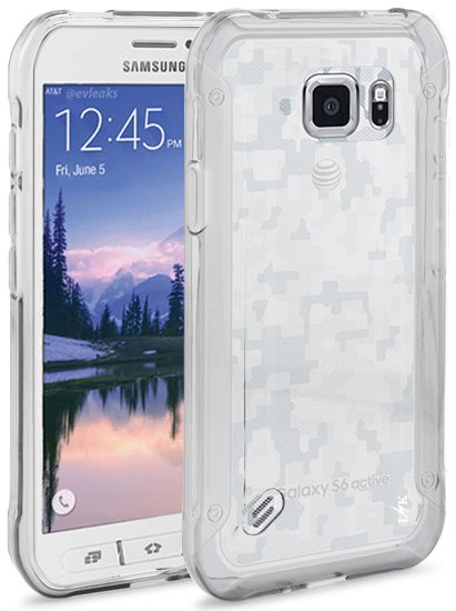 S6 Active Case, LK Ultra [Slim Thin] TPU Gel Rubber Soft Skin Silicone Protective Case Cover for Samsung Galaxy S6 Active (Clear)