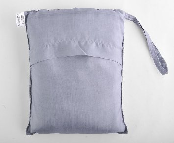 Silver 100 Pure Mulberry Silk Single Sleeping Bag Liner Travel Sheet Sleepsack 83x33