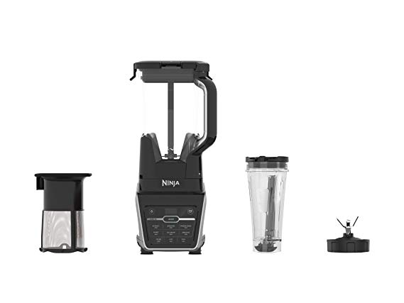 Ninja Duo w/Micro-Juice Technology, 1400-peak-watt Motor for Smoothies & Juices. Blender with DrinkSaver for Freshness (IV701), 72 oz, Black