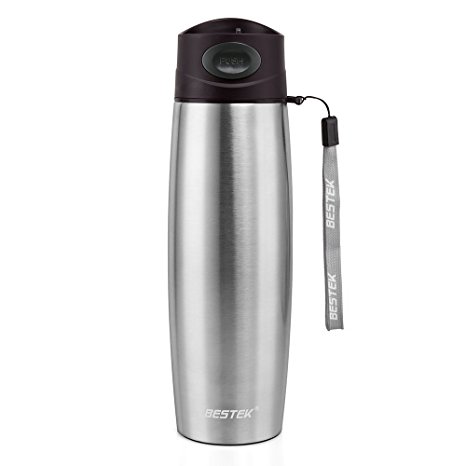 BESTEK Insulated Stainless Steel Double Walled Vacuum Mug, 17 Ounce