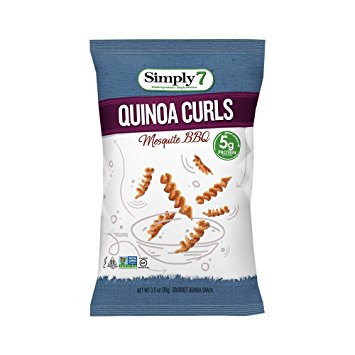 Simply 7 Gluten Free Quinoa Curls, Mesquite BBQ, 12 Count