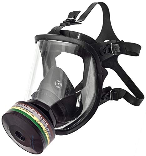 Full Face Respirator Safety NBC-Mask (Mask with cartridge)