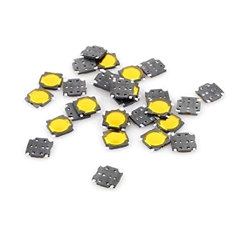30 Pcs 4.5x4.5x0.5mm 4 Pins Momentary Push Button SMD SMT Tactile Tact Switch