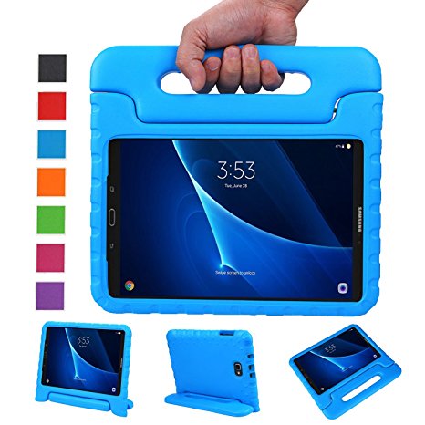 BELLESTYLE Samsung Galaxy Tab A 10.1 Case - Shockproof Light Weight Protection Handle Stand Kids Case for Samsung Galaxy Tab A 10.1 Inch (SM-T580 / SM-T585) Tablet 2016 Release (Blue)