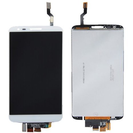 ePartSolution-OEM LG G2 D800 D801 D803 LCD Display Touch Digitizer Screen Assembly White Replacement Part USA Seller