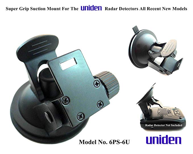 Super Grip Suction Mount / Cup For The UNIDEN Radar Detectors All Recent New Models