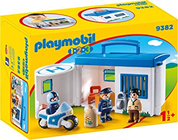 PLAYMOBIL Take Along Police Stationed