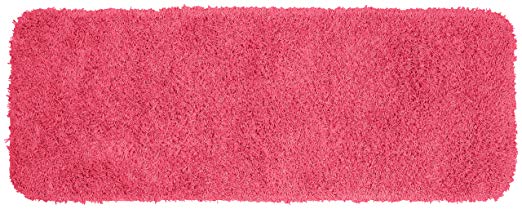 Garland Rug Jazz Runner Shaggy Washable Nylon Rug, 22-Inch by 60-Inch, Pink