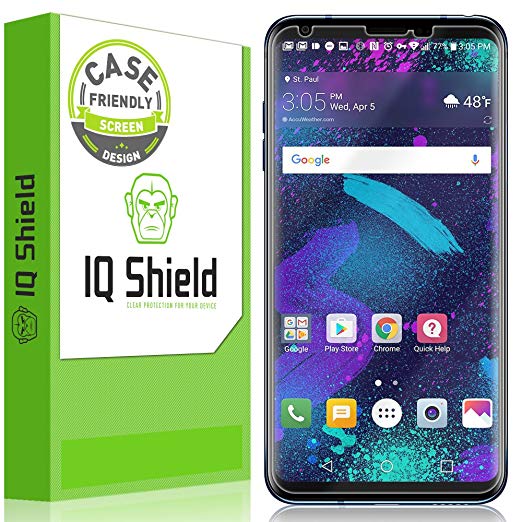 IQShield LG V35 ThinQ Screen Protector (Case-Friendly)[2-Pack] IQ Shield LiQuidSkin Full Coverage Screen Protector for LG V35 ThinQ (LG V30/V30S ThinQ/V30S  ThinQ) HD Clear Anti-Bubble Film