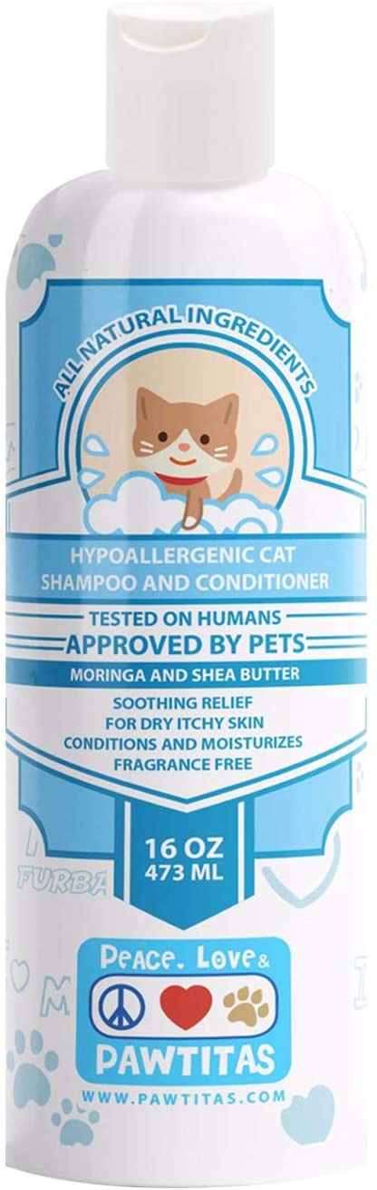Pawtitas Dog Shampoo and Conditioner Handcrafted with Certified Organic Ingredients Hypoallergenic Pet Natural Shampoo Gentle on Your Puppy The Best Wash for Short and Long Coat 16 oz Bottle