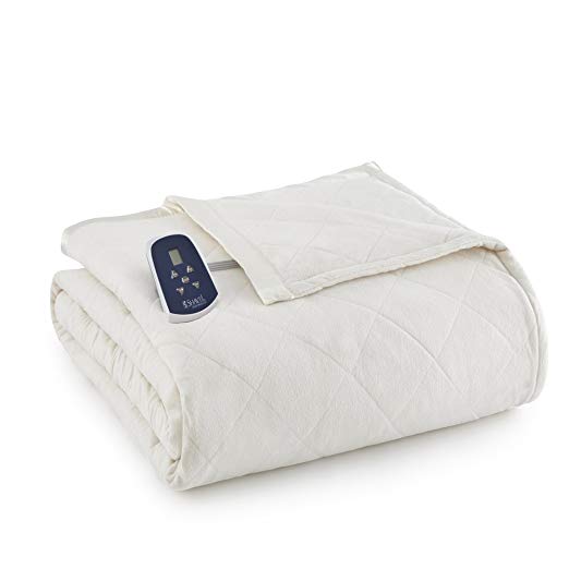 Shavel Home Products Thermee Electric Blanket, Twin, Sand