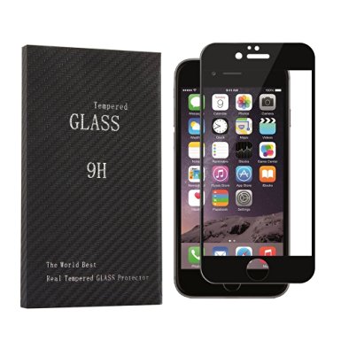 iPhone 7 Screen Protector Ballistic Tempered Glass Full Coverage Flat Screen Protector for iPhone 7 [Clear HD] [9H Hardness] [Anti-Bubble] [Anti-Scratch] (5.5 inch)