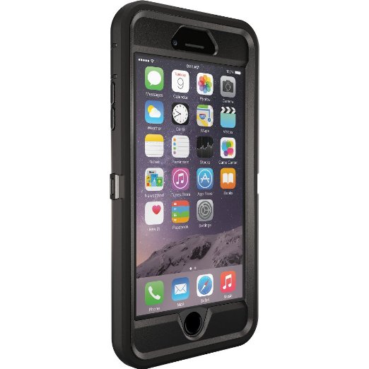 OtterBox Defender Series iPhone 6 Plus ONLY Case (5.5" Version), Retail Packaging, Black