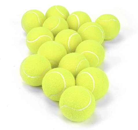 YORKING 15 Pack Tennis Balls for Sports Practice Pet Play Dog Training Throwing Machine