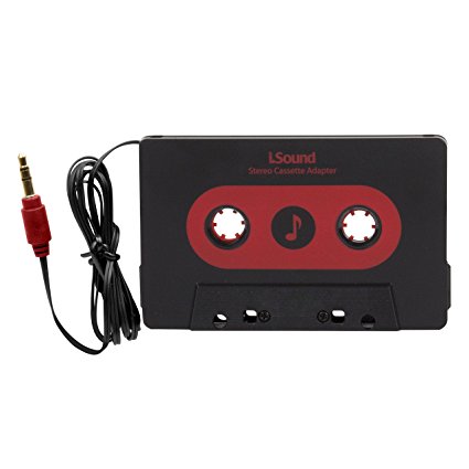 ISound Car Stereo Cassette Adapter - Plays Music From Your Audio Device to Your Car Stereo Cassette Player