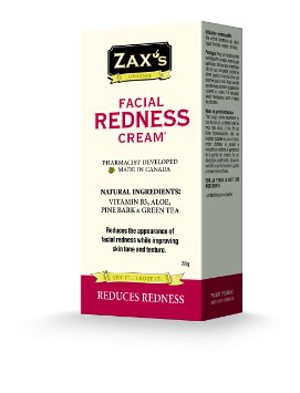 Zaxs Facial Redness Cream - Satisfaction Guaranteed Perfect for Windburn Rosacea Dehydrated Skin - Pharmacist Developed Natural Ingredients