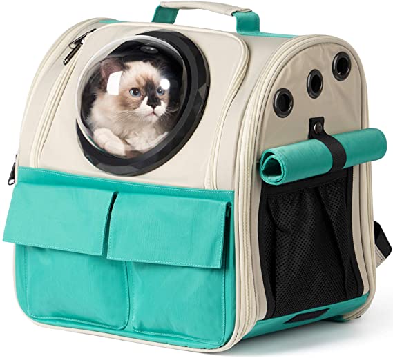 Rolife Pet Carrier Backpack for Small Dog and Cat,Airline Approved Travel Bag,Bubble Backpack for Outdoor Use Hiking Camping