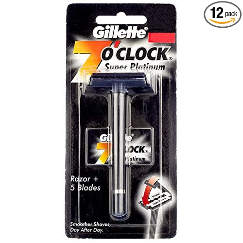 Gillette 7 O Clock Super Platinum Razor(Pack Of 2)