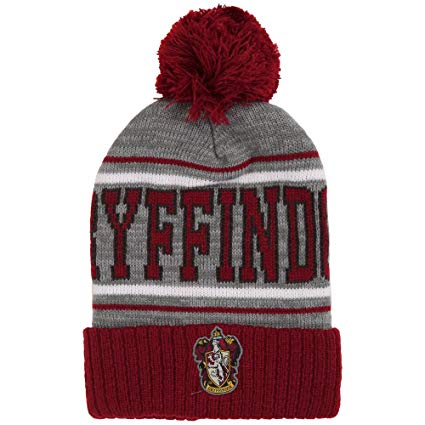 Bioworld Harry Potter Gryffindor Pom Pom Beanie