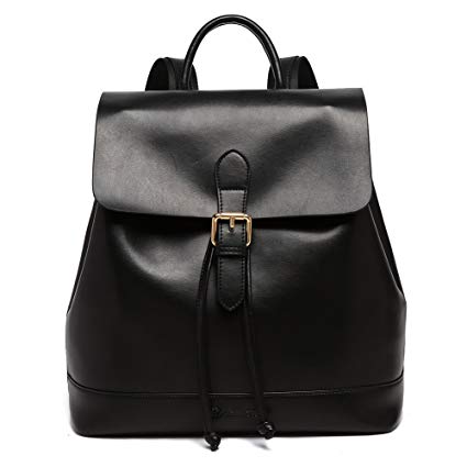 BOSTANTEN Geniune Leather Fashion Backpack Purse Casual School Bags for Women