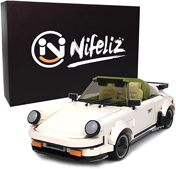 Nifeliz Mini Sports Car Turbro MOC Building Blocks and Construction Toy, Adult Collectible Model Cars Set to Build, 1:14 Scale Race Car Model (882 Pcs)