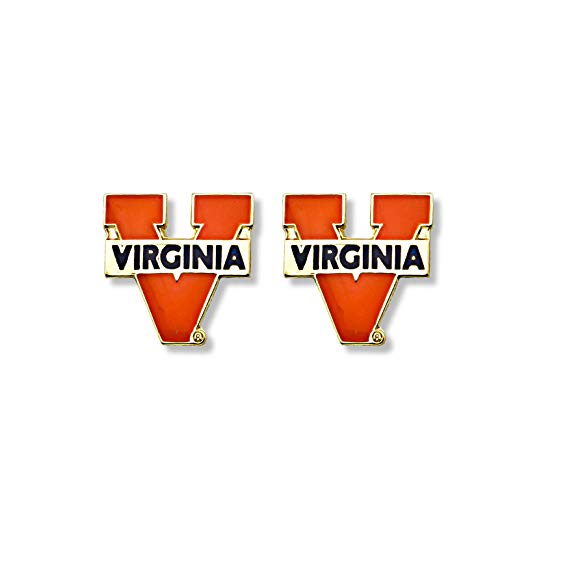 NCAA Virginia Cavaliers Logo Post Earrings