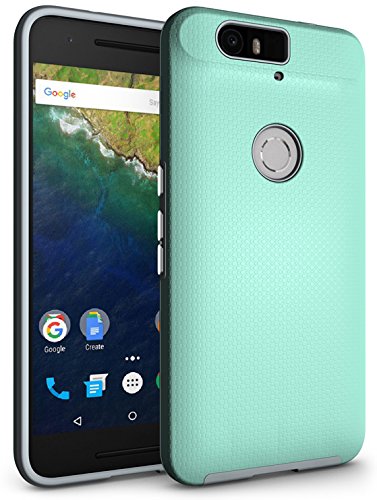 Nexus 6P Case, CellEver® Grip Cover [Drop Protection] Hybrid TPU & PC Shell [Shock proof] Lightweight Holder for Google Nexus 6P (2015) - Mint