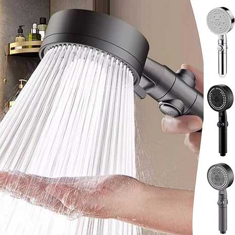 Showerhead For Home - Handheld Showerhead With 8 Spray Modes, Multifunctional Adjustable Shower Showerhead For Bath & Hotel, For Comfort Shower