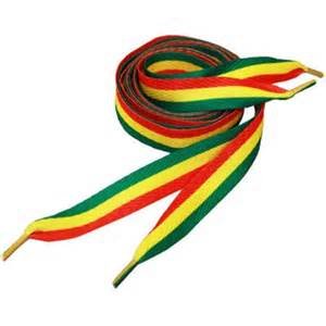 Rasta Colored Shoe Laces (Red, Yellow, Green)