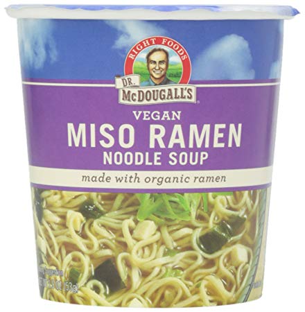 Dr. McDougall's, Vegan Miso Ramen Noodle Soup, 1.9 Ounce