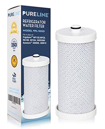 Frigidaire WF1CB, NGRG2000, Compatible Replacement Water Filter, Also Compatible With RF100, RG100, RF-100, RG-100, NGRG-2000 and Kenmore 9910, 469910, 46-9910 Refrigerator Water Filter (1 Pack)