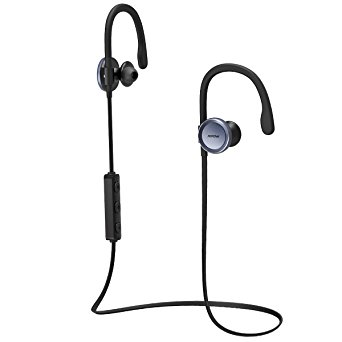 Mpow Bluetooth Headphones Wireless Sport Earbuds w/ Adjustable Earhook, Sweatproof, Noise Isolation