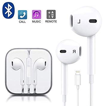 Earbuds, Microphone Earphones Stereo Headphones Noise Isolating Headset Compatible with iPhone Xs/XS Max/XR/X/8/8 Plus/7/7 Plus Earphones