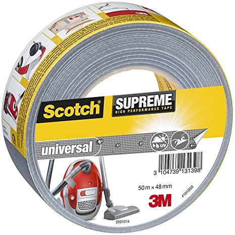 Scotch 50 m x 48 mm Supreme Ultra Resistant Duct Tape - Silver