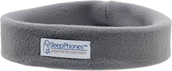 AcousticSheep SleepPhones Wireless Headphones (Soft Gray, One Size Fits Most)
