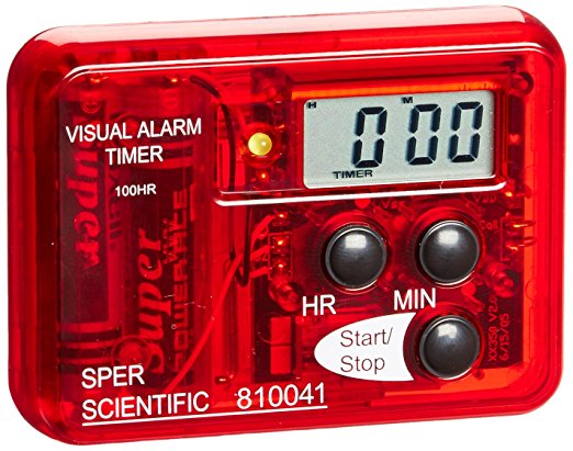 Sper Scientific 810041 Compact Visual and Audible Alarm Timer