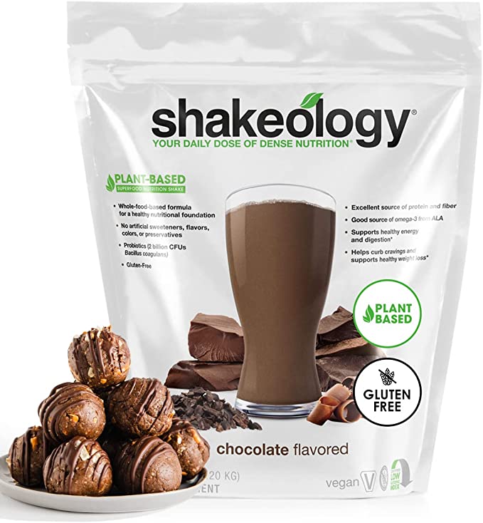 Shakeology Superfood shake, Healthy Dessert powder with Plant Protein, Probiotics, Adaptogens and Vitamins (Chocolate, 30 day supply)