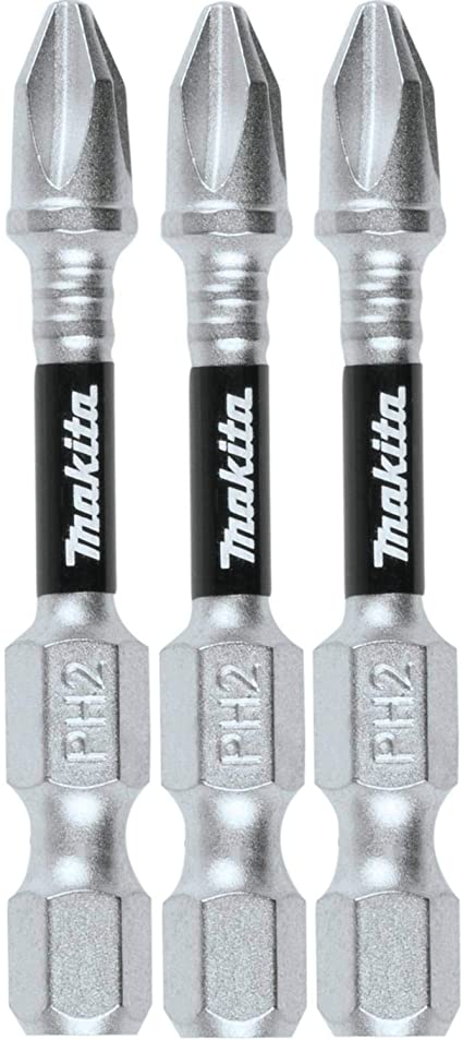 Makita E-00773 Impact XPS #2 Phillips 2" Power Bit, 3/pk