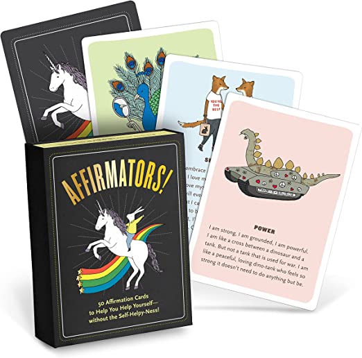 Affirmators! Original: 50 Affirmation Cards Deck Affirmators Original Affirmation Cards to Help You Help Yourself without The Self-Helpy-Ness (50 Cards)