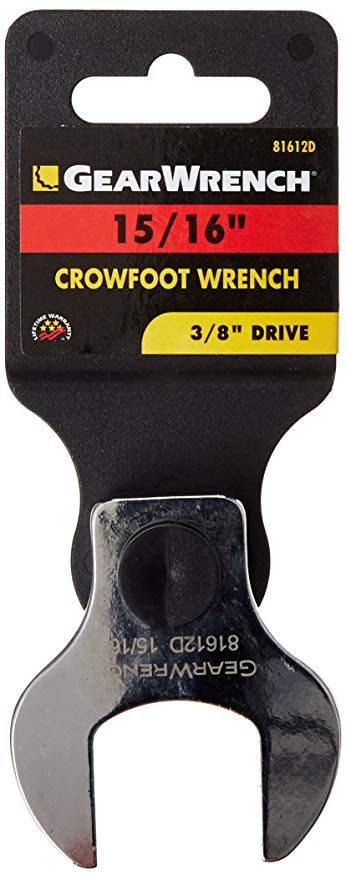 GearWrench 81612 3/8-Inch Drive Crowfoot Wrench 15/16-Inch