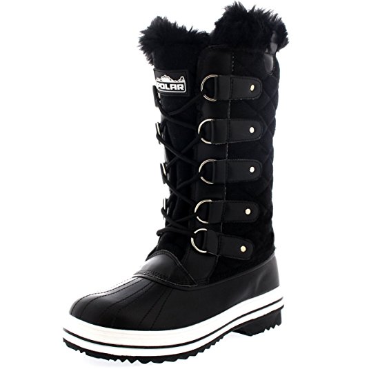 Polar Women's Nylon Tall Winter Snow Boot